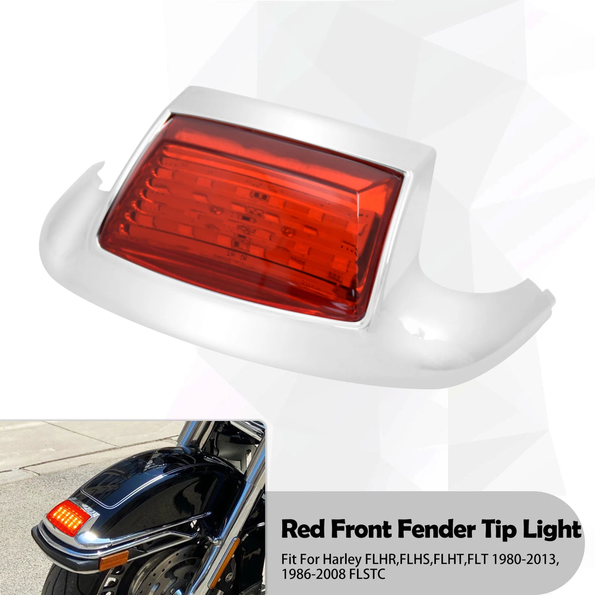Feu LED de bout de garde-boue pour Harley Touring - vue 11