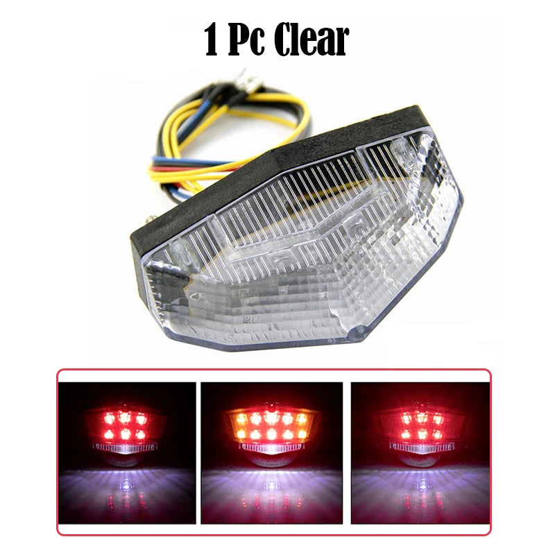 Feu arrière LED avec clignotants pour Harley custom - vue 9