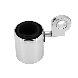 Porte-gobelet chromé réglable pour moto Harley - vue 4