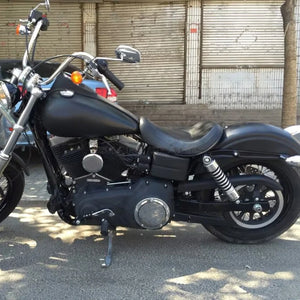 Caches latéraux de batterie pour Harley Dyna - vue 6
