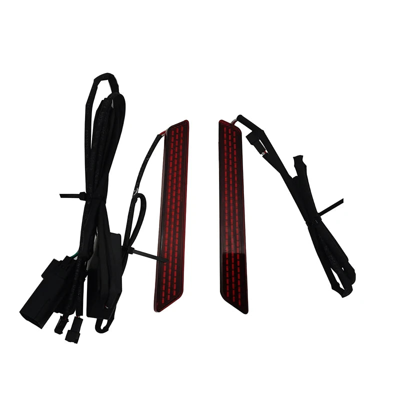 Caches de loquets de sacoches lumineux LED rouge (81 LED) pour Harley Touring 2014-2022 - vue 6