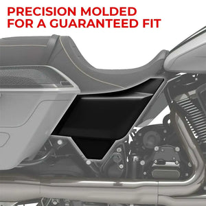 Caches de batterie noirs pour Harley Road Glide Street Glide - vue 3