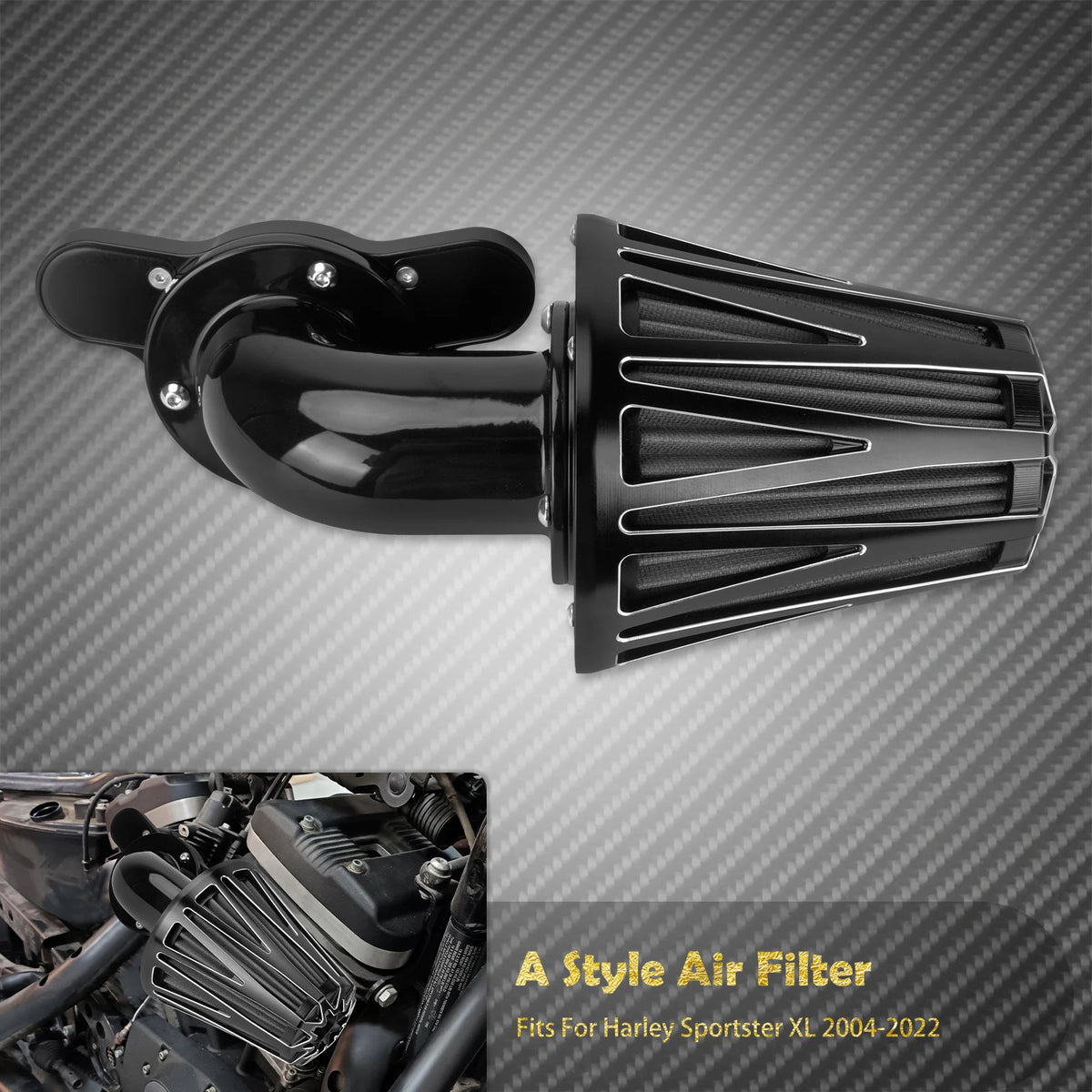 Filtre à Air CNC Haute Performance - Harley-Davidson Touring, Softail, Sportster, Dyna – photo 11/14