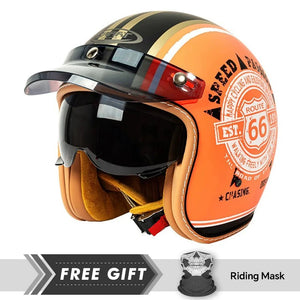 Casque moto jet noir ouvert homologué - vue 5