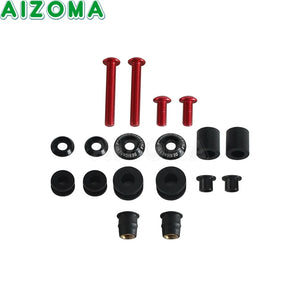 Kit d'entretoises anti-turbulence pour pare-brise - Harley Softail Low Rider S, Street Bob – photo 12/16
