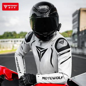 Veste moto homme hiver thermique, vue de face - vue 4