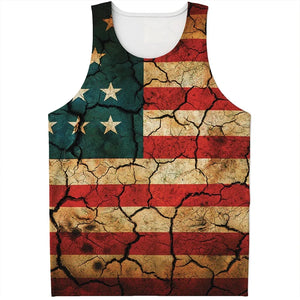 Débardeur homme aigle drapeau sport 3D - vue principale