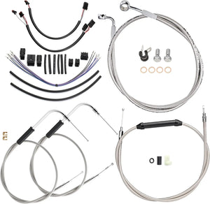 Kit de Câbles Rallongés pour Guidon - Harley-Davidson Softail 2011-2015 (Sans ABS) – photo 1/8