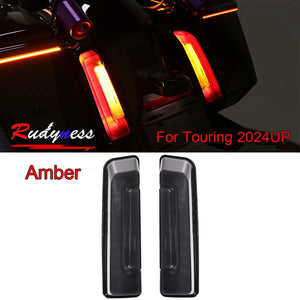 Feu arrière LED fumé avec clignotant ambre pour Harley-Davidson Touring - vue 9