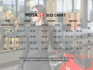 Blouson moto femme WOSAWE noir coupe ajustée - vue 6