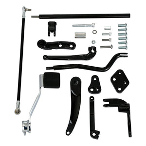 Kit commandes avancées standard en aluminium et acier pour Harley-Davidson Dyna Street Bob, Low Rider, Super Glide FXDB 2006-2017 – photo 1/6