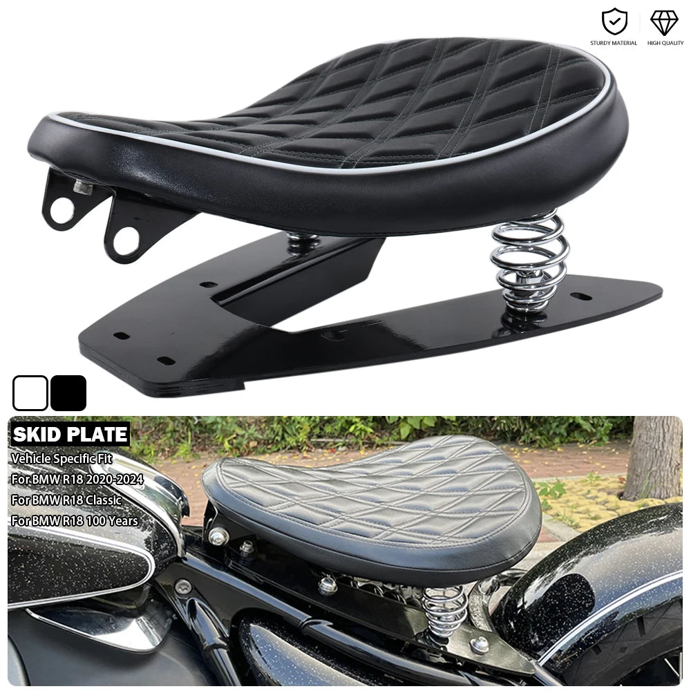 Selle solo Rock Bob à ressorts pour BMW R18 / R18 Classic / 100 Years (2020-2025)