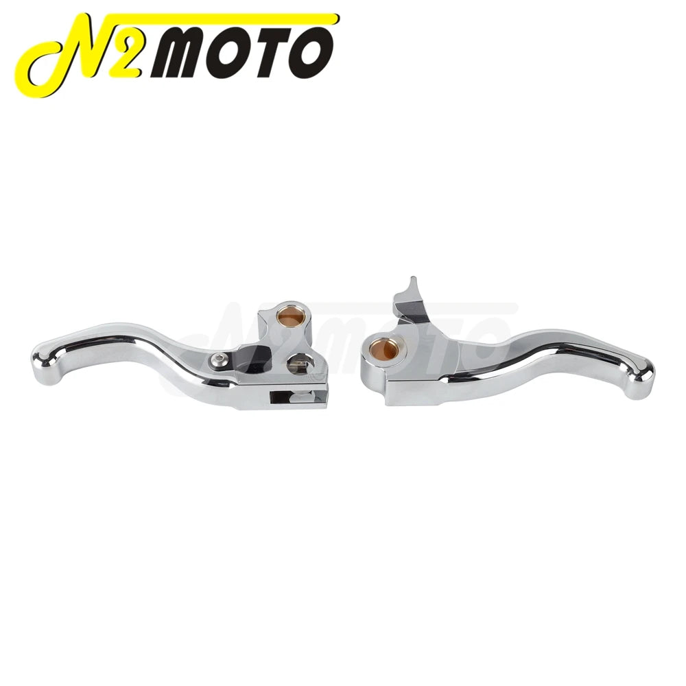 Leviers de frein et d'embrayage courts noirs pour Harley Touring - vue 11