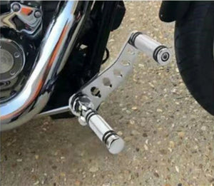 Kit commandes avancées, repose-pieds et pédales en aluminium pour Harley-Davidson Dyna Street Bob, Low Rider, Super Glide – photo 6/8