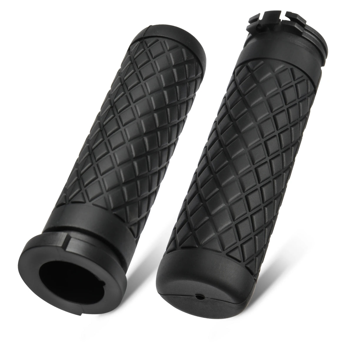 Poignées de Guidon Silicone 1 pouce (Accélérateur à Câble) - Harley-Davidson Touring, Dyna, Softail et Sportster – photo 1/6