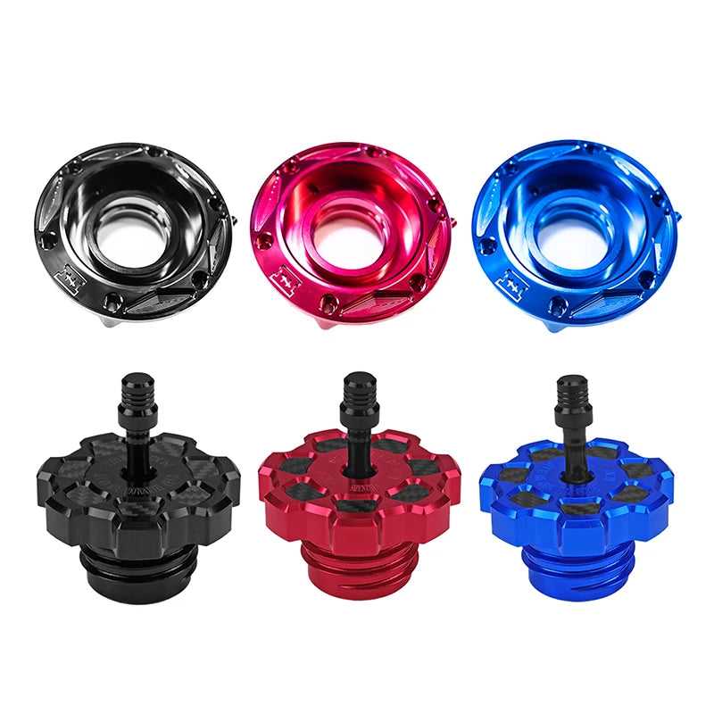 Bouchon de Réservoir CNC Aluminium Ajouré pour Harley Touring, Softail, Sportster, Dyna – photo 5/24