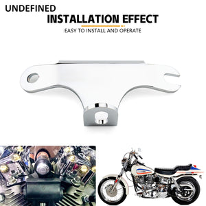 Support de bobine d'allumage chromé en acier inoxydable - Harley FL 1948-1984, FX 1971-1984 – photo 4/8
