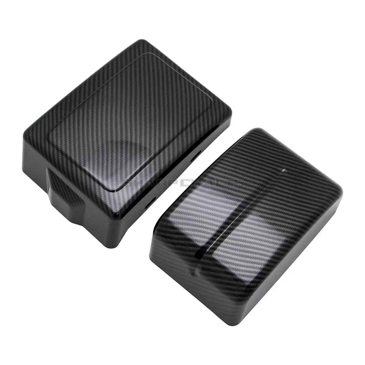 Caches latéraux de batterie pour Harley Dyna - vue 10