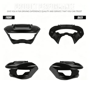 Kit de carénage avant noir pour phare de Harley-Davidson Road Glide - vue 5