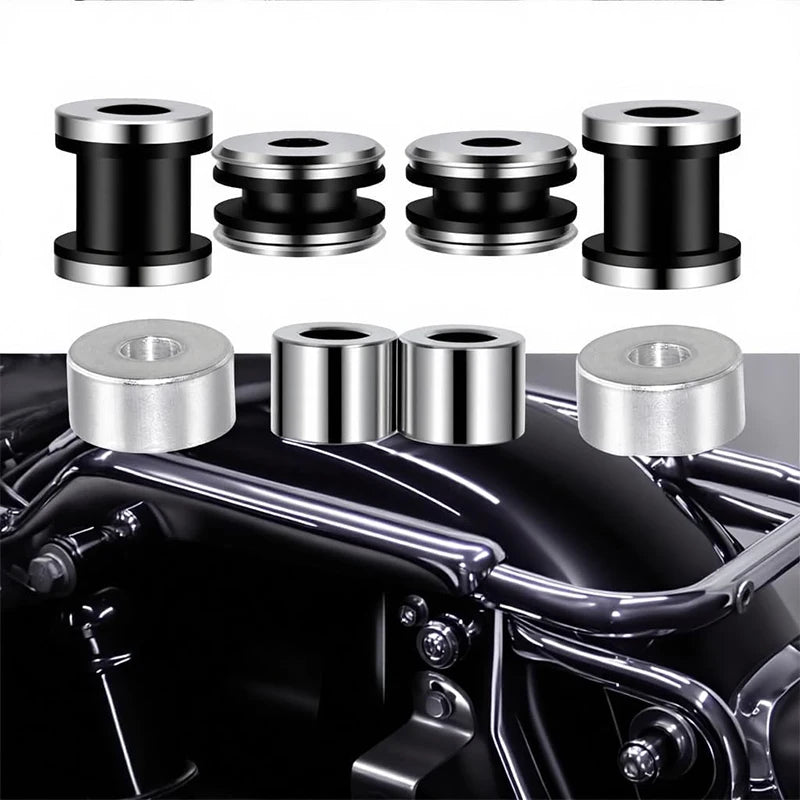 Kit de fixation pour dossier sissy-bar et porte-bagages amovible, Harley Touring - vue 2