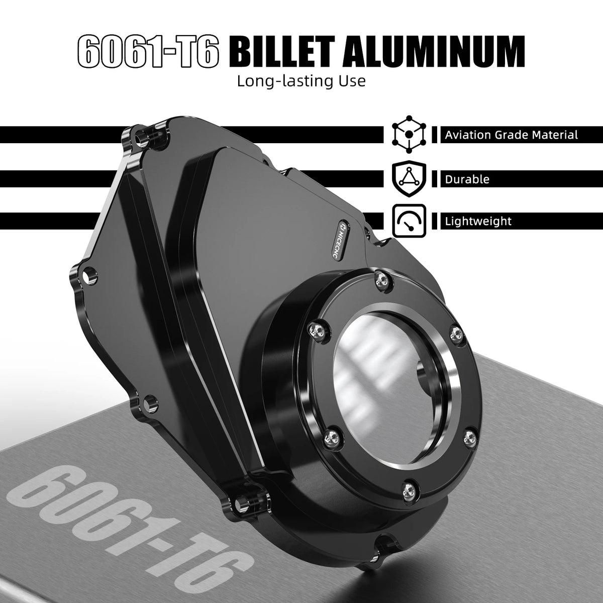 Cache de Distribution (Cam Cover) avec Fenêtre Transparente - Harley-Davidson Touring & Softail M8 2017-2024 – photo 4/9