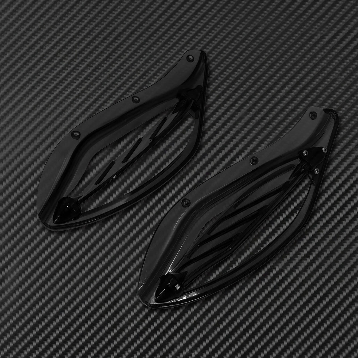 Déflecteurs d'Air Latéraux pour Pare-brise (Side Wings) - Harley-Davidson Touring 1996-2013 – photo 3/6