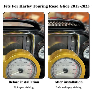 Grille de ventilation noire pour carénage de moto Harley-Davidson Road Glide - vue 2