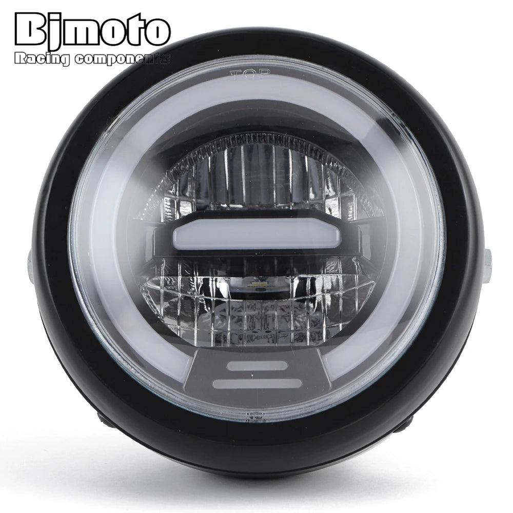 Phare LED rond 6,5 pouces pour Harley - vue 1