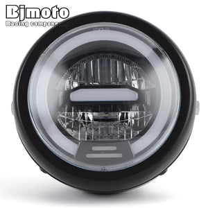 Phare LED rond 6,5 pouces pour Harley - vue 1