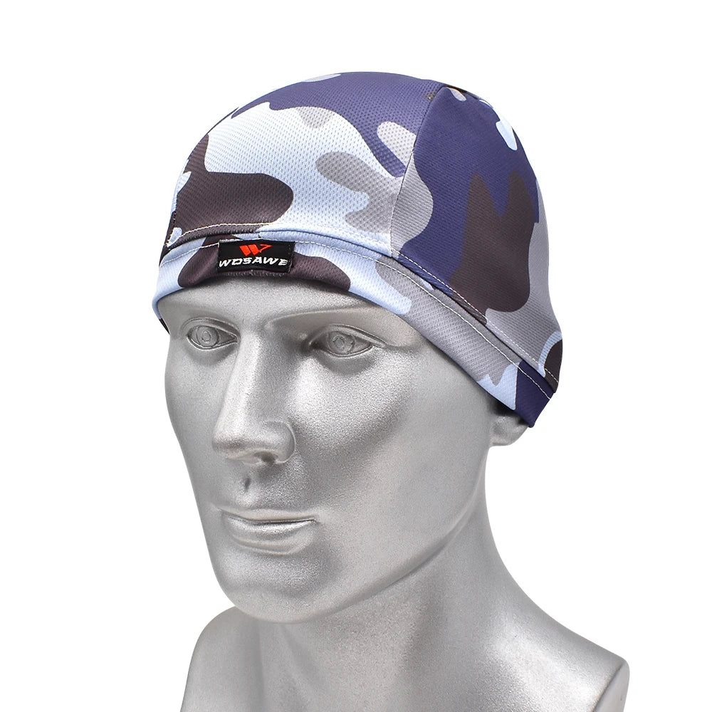 Sous-casque WOSAWE bleu respirant pour moto - vue 3