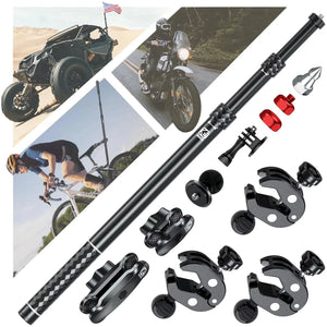 Kit de fixation moto pour caméra d'action - vue 1