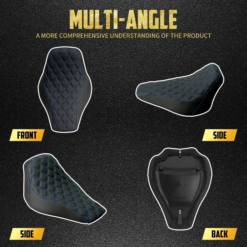 Selle Solo Conducteur Profil Bas (Diamond) - Harley-Davidson Softail Breakout & Rocker 2008-2017 – photo 2/10