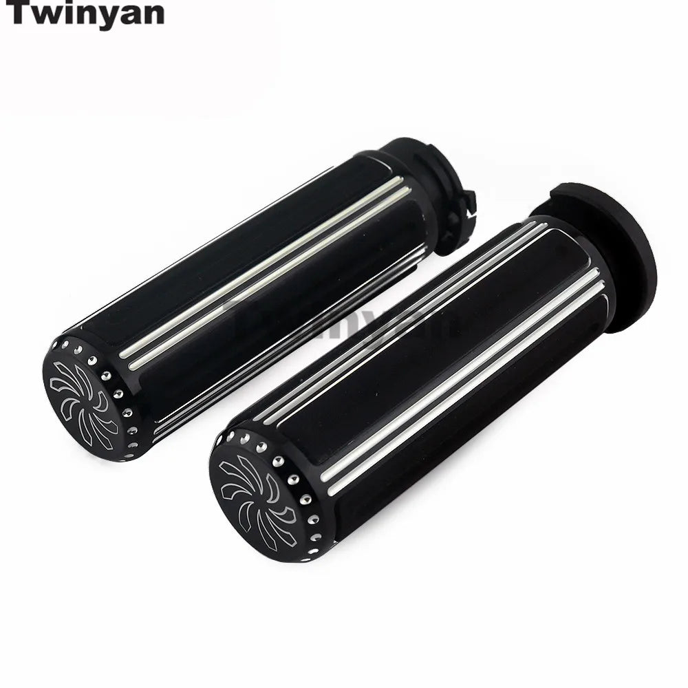Poignées de guidon pour Harley Sportster, Dyna, Softail et Touring - vue 9