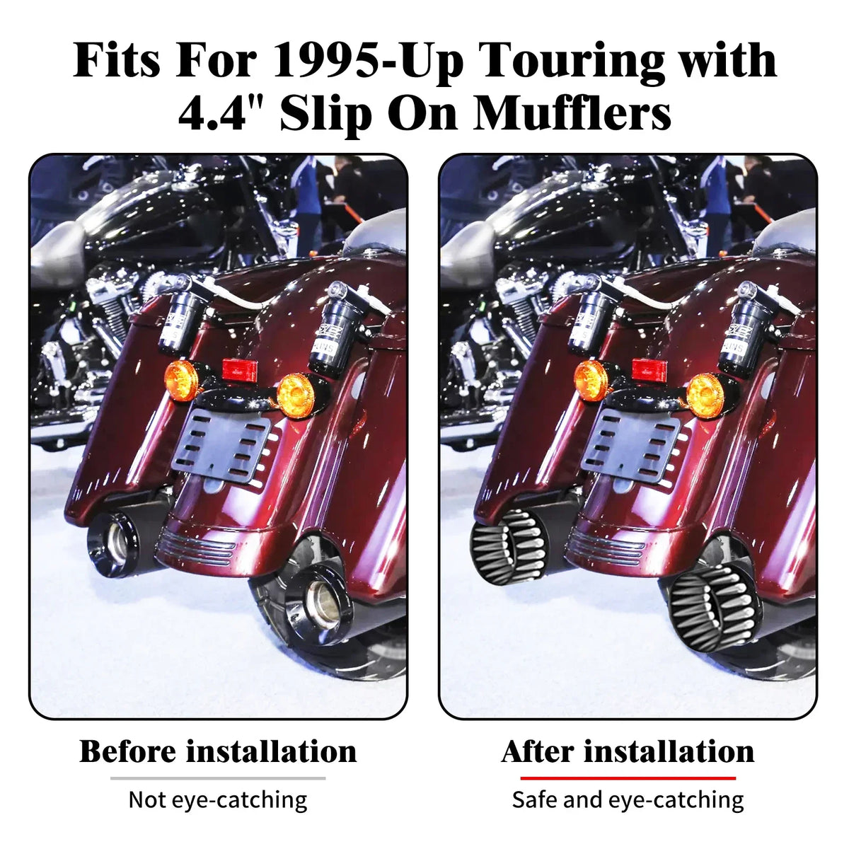Coque de Phare Rond 7'' à Fixation Basse (Bucket) - Universel Harley-Davidson Softail, Sportster, Touring – photo 3/9
