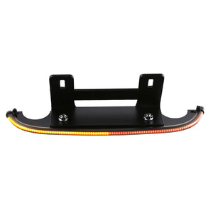 Garde-boue arrière raccourci avec feu LED fumé pour Harley Softail Fat Boy - vue 3