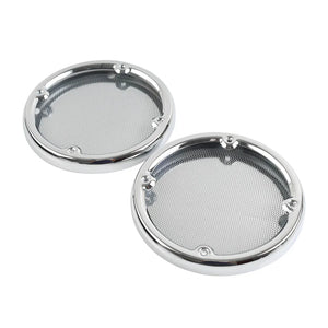 Cache-grilles de haut-parleurs arrière chromés pour Harley-Davidson Electra Glide et Ultra Limited 1996-2013 - vue 4