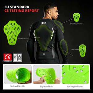 Blouson moto homme noir protections intégrées - vue 2