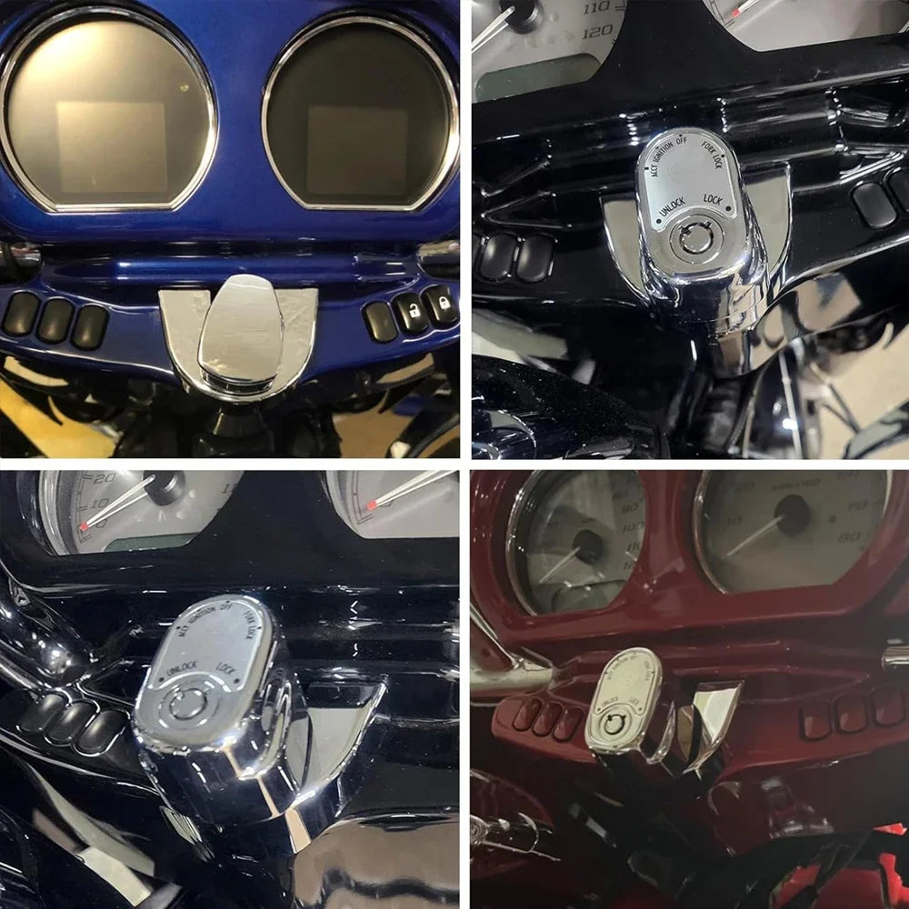 Cache de panneau de contacteur pour Harley Road Glide - vue 2