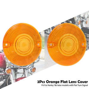 Cabochons de clignotants plats pour Harley Touring Softail - vue 13