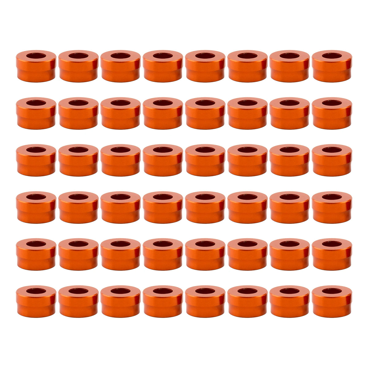 Kit de 48 caches de vis moteur en aluminium pour Harley - vue 1