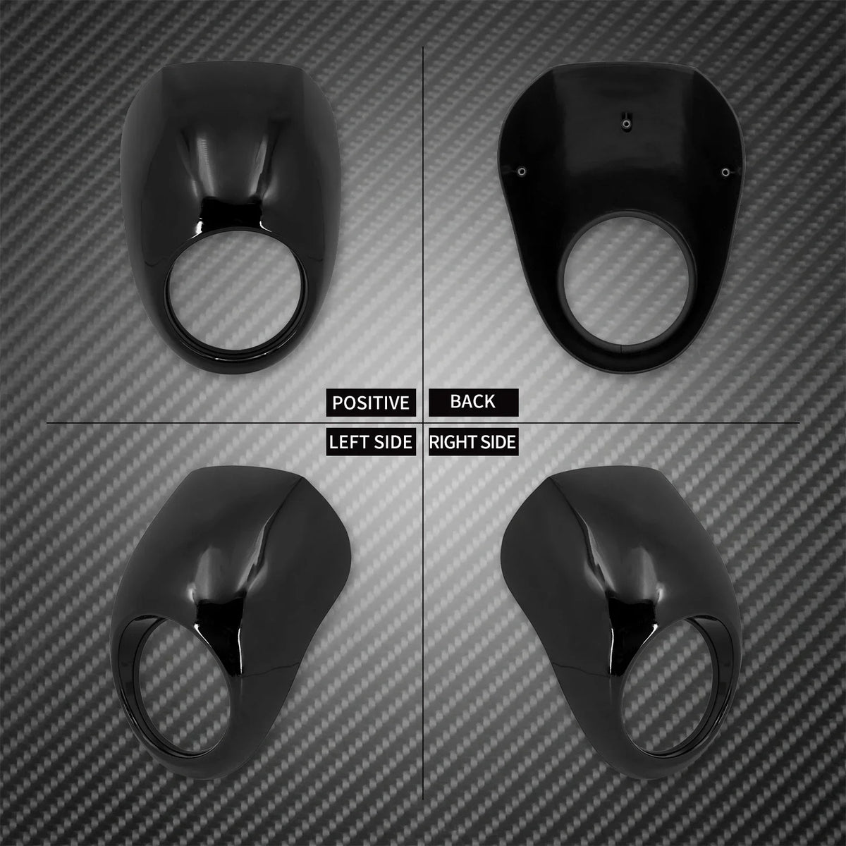 Carénage de Phare Avant (Cowl) pour Fourche 39mm - Harley-Davidson Sportster & Dyna – photo 3/8