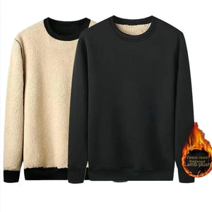 T-shirt polaire chaud homme - Haut base layer doublé peluche - vue 5