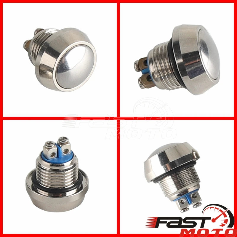 Bouton poussoir 12 mm pour Harley - vue 4