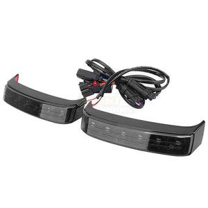 Feux LED de sacoches, stop et clignotant, pour Harley Touring Electra Glide Street Glide - vue 9
