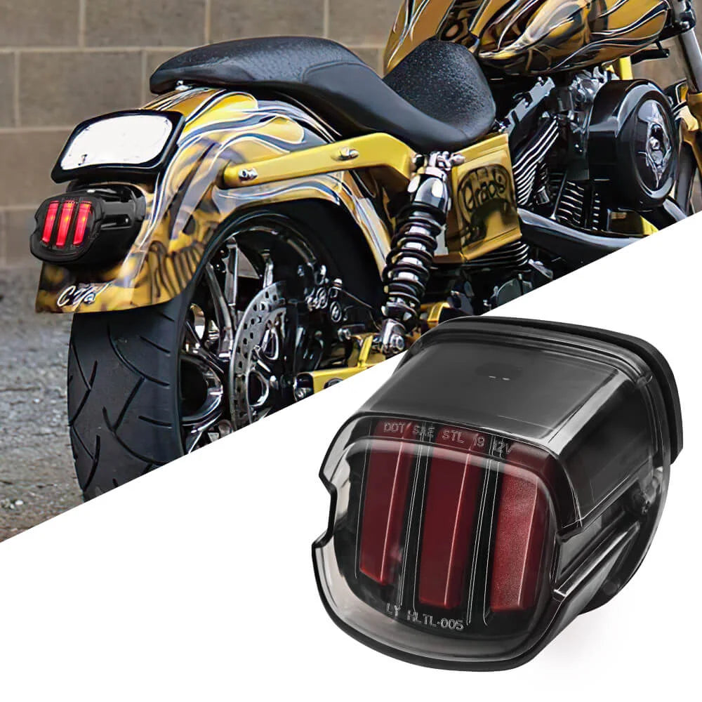 Feu arrière LED pour Harley Sportster Dyna Touring - vue 1