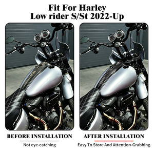 Cache de console réservoir en carbone pour Harley-Davidson Softail - vue 2