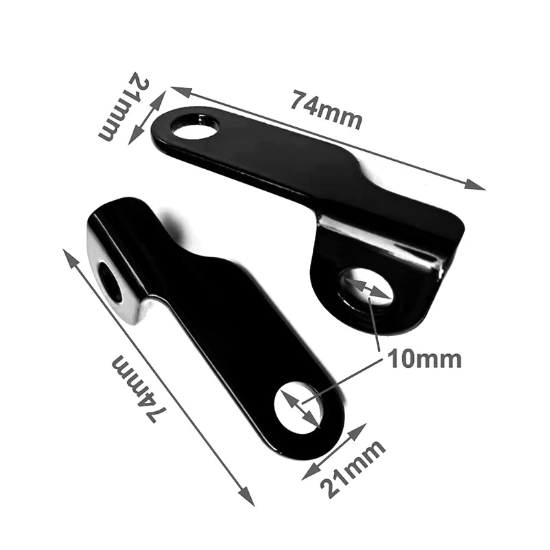Supports de clignotants sur axe de roue pour Harley Sportster Dyna - vue 4