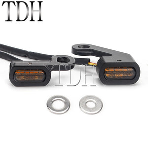 Mini clignotants LED de guidon pour Harley Sportster - vue 10