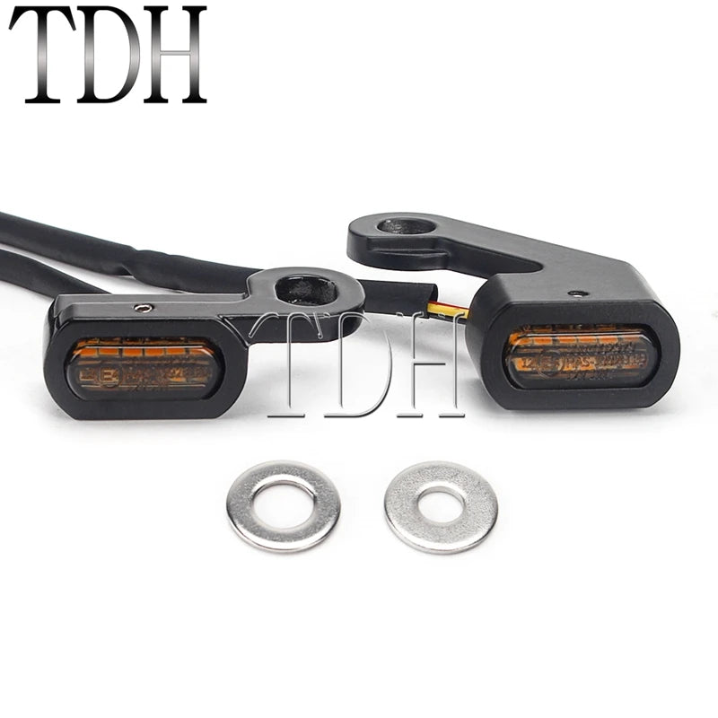Mini clignotants LED de guidon pour Harley Sportster - vue 10