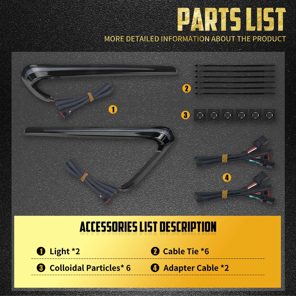 Feu LED de sacoche, stop et veilleuse arrière - Harley Softail Low Rider ST FXLRST 2022-2024, Sport Glide FLSB 2018-2021 – photo 5/7